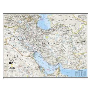 National Geographic Mappa Carta dell'Iran