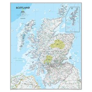 Carte géographique National Geographic Scotland (laminated)