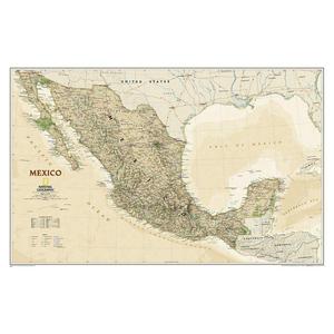 National Geographic Landkarte Mexiko
