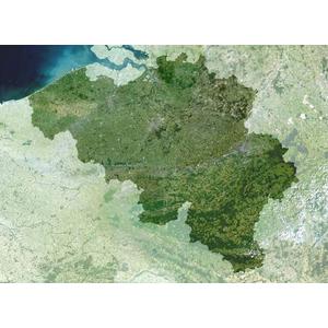Planet Observer Mapa Bélgica pelo 'Observador do Planeta'