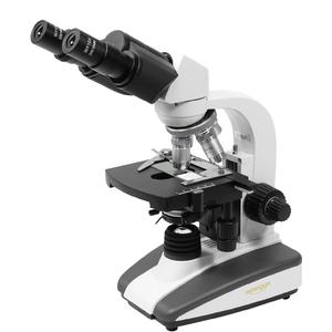 Omegon Zestaw mikroskopowy , Binoview, 100x, LED, zestaw akcesoriów do przygotowania preparatów, książka o mikroskopii.