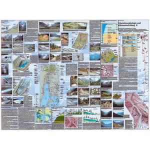 Klett-Perthes Verlag Landkarte Glazialmorphologie u. Klimaentwicklung II