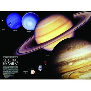 National Geographic Sonnensystem (Doppelseitiges Poster)