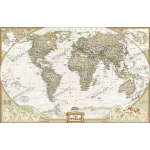 National Geographic Mapa świata antyczny (185x122)