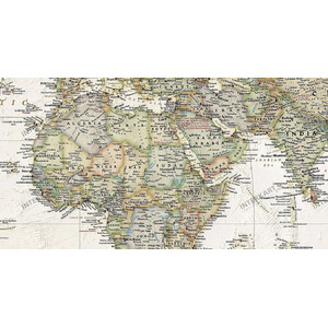 National Geographic World map Antique (185x122)