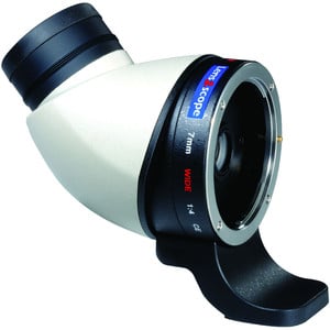 Lens2scope , 7mm wide angle, for Canon EOS lenses, white, angled eyepiece