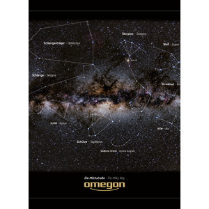 Omegon Poster panoramico della via Lattea
