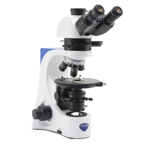Optika Microscópio B-383POL-polarization, trinocular microscope