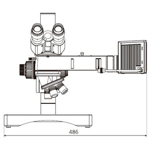 Motic Microscopio BA310 MET-H, trinoculare