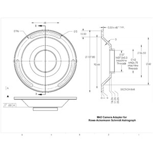 Celestron Telescópio Astrograph S 279/620 RASA 1100 OTA