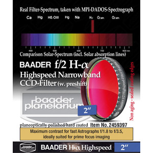 Baader H-alpha Highspeed f/2 2"