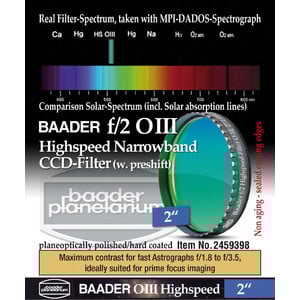 Baader Filtro OIII Highspeed f/2 2"
