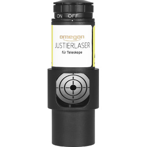 Omegon Láser de ajuste de 1,25'' para reflector con ventanilla de control.