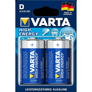 Varta Pack de 2 batteries Mono D (LR20) "High Energy"