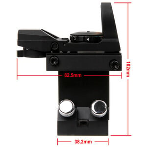 William Optics Red dot finder with quick-release bracket and base