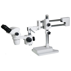Euromex NZ.1902-B-ESD, NexiusZoom 6.7X to 45X microscope with double-arm boom stand, not including illumination, antistatic (ESD) version