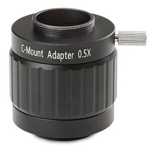 Euromex Adaptador fotográfico NZ.9850, montura C, lente 0,5x para cámaras de 1/2"