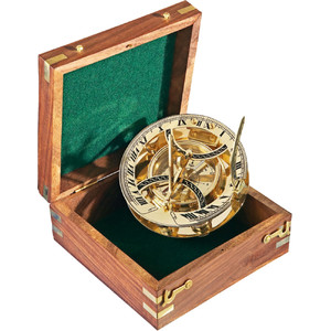 K+R PANAMA 'nostalgia' compass with sundial
