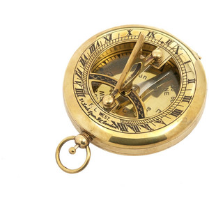 K+R TOBAGO 'nostalgia' compass with sundial