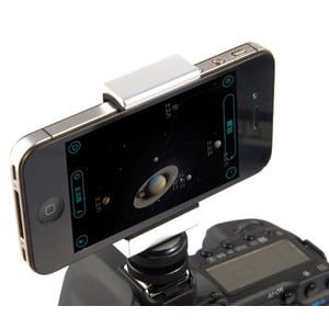 clip de portable pour iPhone Support de trépied pour smartphone avec adaptateur de sabot de flash 1/10,2 cm Nikon DSLR appareil photo Canon 