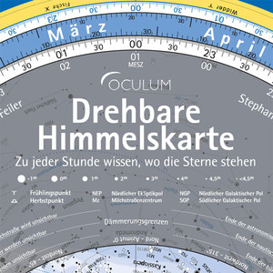 Oculum Verlag Sternkarte Drehbare Himmelskarte 29cm
