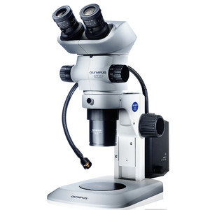 Olympus Microscopio stereo zoom SZ51, per collo di cigno, bino