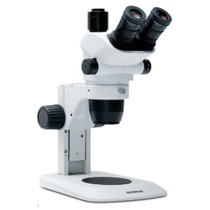 Microscope stéréo zoom Olympus SZ61, pour éclairage annulaire, trino