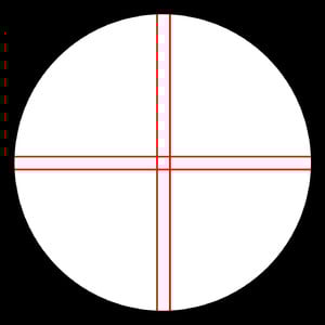 Omegon Fadenkreuzokular Kellner 12mm, beleuchtet