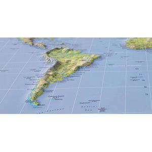 Kober-Kümmerly+Frey 3D Magnet Weltkarte, M 1:73 Mio.