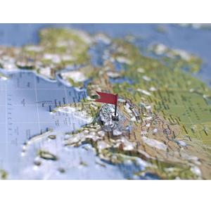 Kober-Kümmerly+Frey 3D Magnet Weltkarte, M 1:73 Mio.