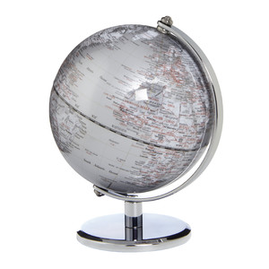 emform Globus Gagarin Silver 13cm