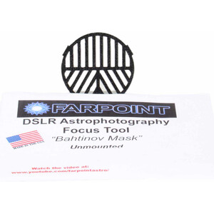 Farpoint Bahtinov Fokusmaske Snap-in für DSLR mit 62mm Filterdurchmesser