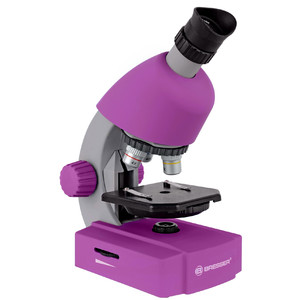 Bresser Junior Microscópio Junior microscope, 40X-640X, purple