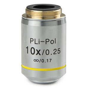 Euromex Obiettivo IS.7910-T, 10x/0.25, PLPOLi , plan, infinity, strain-free (iScope)