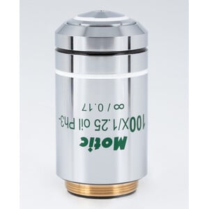 Motic Obiettivo 100X / 1.25, wd 0.15mm, CCIS, EC-H PLPH, e-plan, neg. phase, infinity, -S-Oil