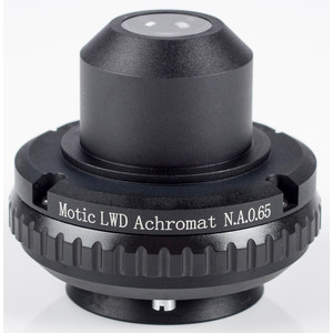 Motic Kondensor, N.A. 0.65, wd 10.8mm, LWD, achro, iris diaphragm (BA410E, BA310)