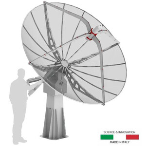 Radio2Space Radioteleskop Spider 300A Advanced z odpornym na warunki atmosferyczne montażem AZ GoTo
