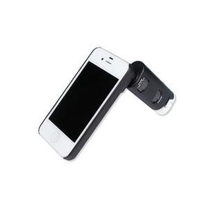 Carson MM-250, microscopio smartphone, adattatore iPhone/4S