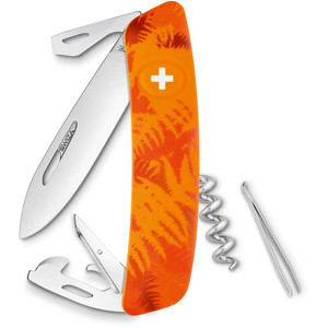 SWIZA Faca C03 Swiss Army Knife, FILIX Camo Fern Orange