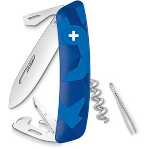 Couteaux SWIZA Couteau de poche suisse C03 LIVOR Camo Urban bleu