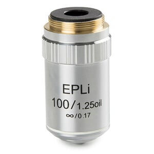 Euromex Obiettivo BS.8200, E-plan EPLi S100x/1.25 oil immersion IOS (infinity corrected), w.d. 0.25 mm (bScope)