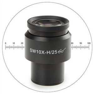 Euromex 10x/25mm SWF, mikrometr, śr. 30 mm, DX.6010-M (Delphi-X)