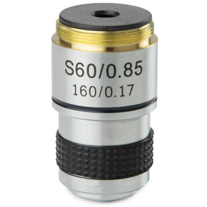 Euromex Obiettivo 60x/0,85 acromatico, a molla, parafocale 5 mm, MB.7060 (MicroBlue)