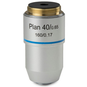 Euromex Obiettivo 40x/0,65 plan, a molla, corretto all'infinito, BB.7240 (BioBlue.lab)