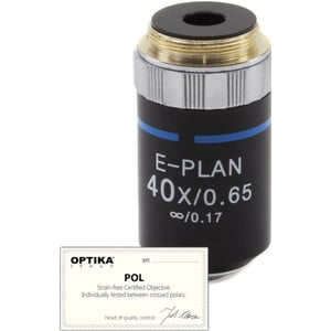 Optika Obiettivo 40x/0.65, infinity, N-plan, POL, ( B-383POL), M-147P