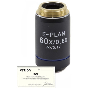 Optika Obiettivo 60x/0.80, infinity, plan, POL, (B-383POL), M-149P