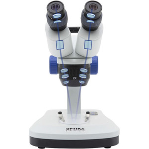 Optika Microscopio stereo 20x, 40x, stativo fisso, SFX-33
