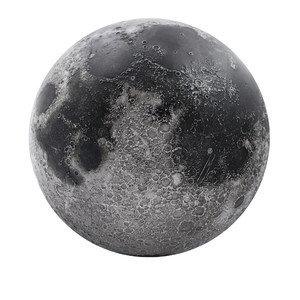 AstroReality Raised relief globe LUNAR Pro