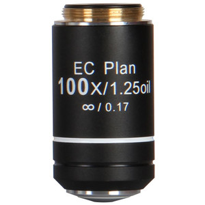 Motic Obiektyw EC PL, CCIS, plan, achro, 100x/1.2, S, Oil w.d. 0.15mm