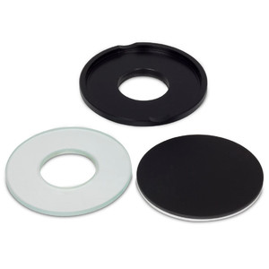 Motic Large gem plate, includes white/black and glass plate insert